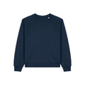Felpa Girocollo Donna Con Maniche Raglan Stella Clara blu navy / XS - personalizzabile con logo