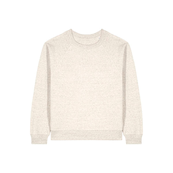 Felpa Girocollo Donna Con Maniche Raglan Stella Clara eco heather / XS - personalizzabile con logo