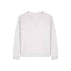 Felpa Girocollo Donna Con Maniche Raglan Stella Clara grigio / XS - personalizzabile con logo
