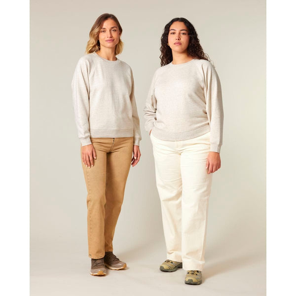 Felpa Girocollo Donna Con Maniche Raglan Stella Clara - personalizzabile con logo