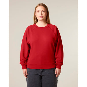 Felpa Girocollo Donna Con Maniche Raglan Stella Clara - personalizzabile con logo