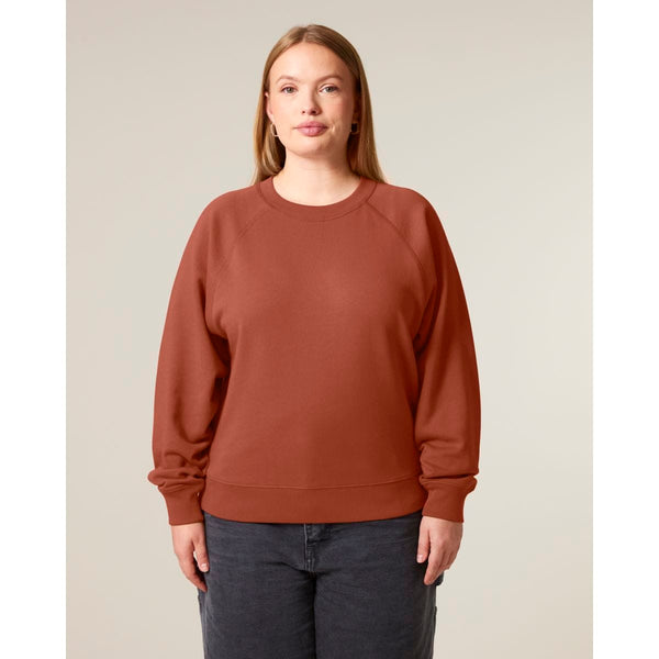 Felpa Girocollo Donna Con Maniche Raglan Stella Clara - personalizzabile con logo