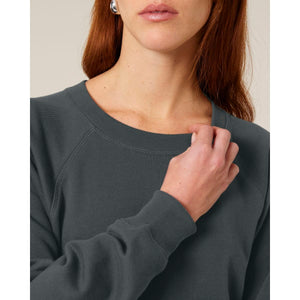 Felpa Girocollo Donna Con Maniche Raglan Stella Clara - personalizzabile con logo