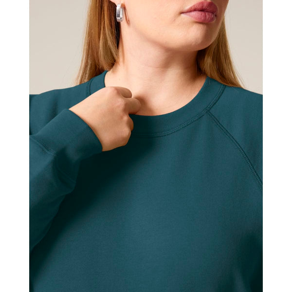 Felpa Girocollo Donna Con Maniche Raglan Stella Clara - personalizzabile con logo