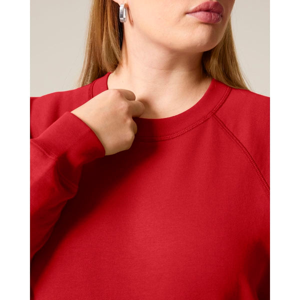 Felpa Girocollo Donna Con Maniche Raglan Stella Clara - personalizzabile con logo