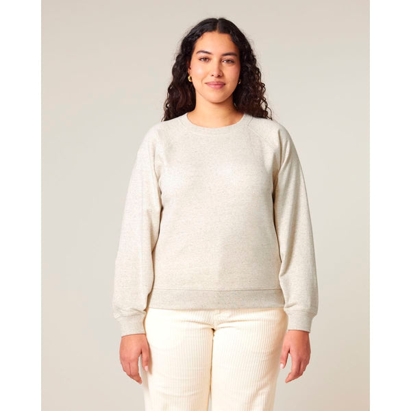 Felpa Girocollo Donna Con Maniche Raglan Stella Clara - personalizzabile con logo