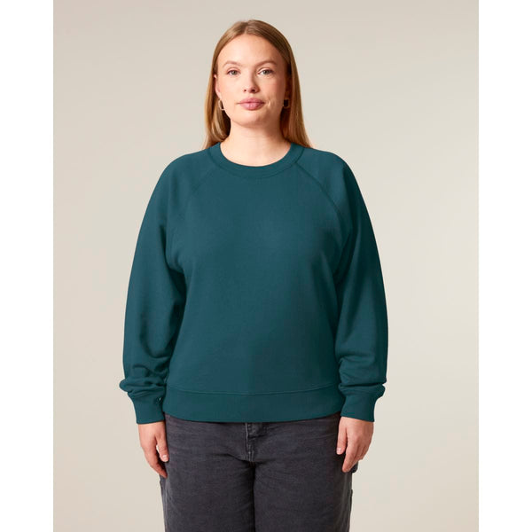 Felpa Girocollo Donna Con Maniche Raglan Stella Clara - personalizzabile con logo