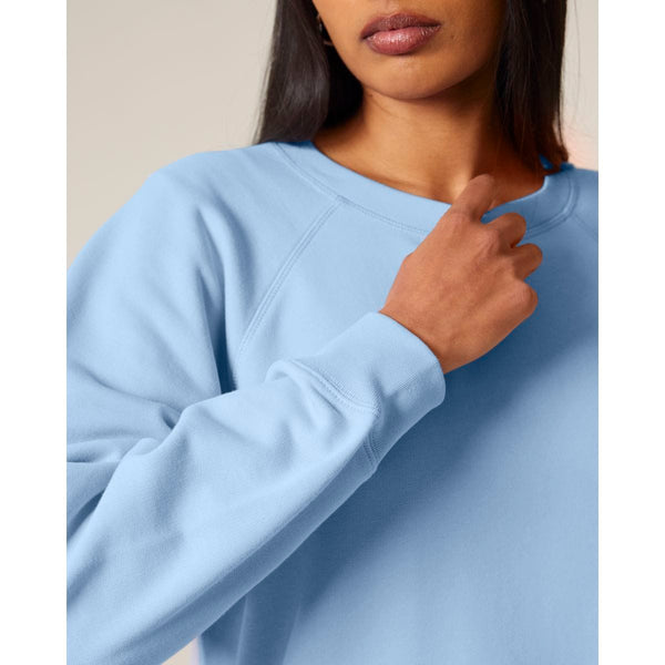Felpa Girocollo Donna Con Maniche Raglan Stella Clara - personalizzabile con logo