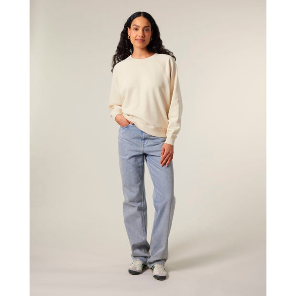 Felpa Girocollo Donna Con Maniche Raglan Stella Clara - personalizzabile con logo