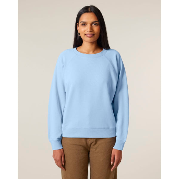 Felpa Girocollo Donna Con Maniche Raglan Stella Clara - personalizzabile con logo