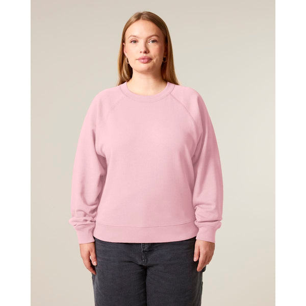 Felpa Girocollo Donna Con Maniche Raglan Stella Clara - personalizzabile con logo