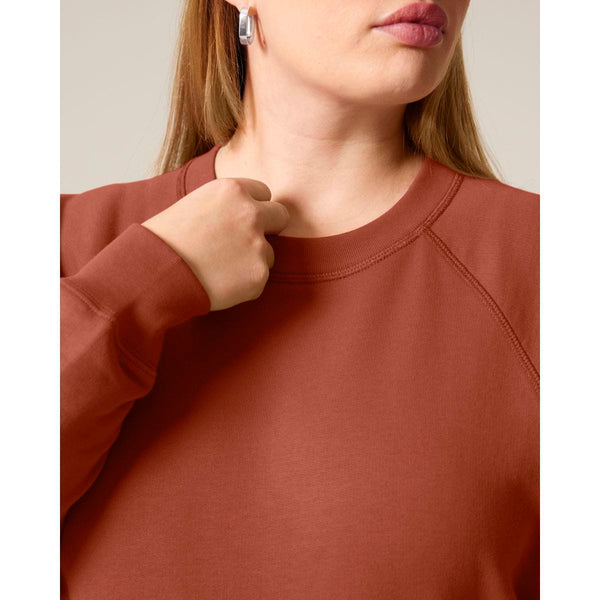 Felpa Girocollo Donna Con Maniche Raglan Stella Clara - personalizzabile con logo