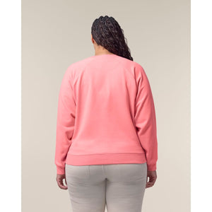 Felpa Girocollo Donna Con Maniche Raglan Stella Clara - personalizzabile con logo