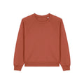 Felpa Girocollo Donna Con Maniche Raglan Stella Clara marrone / XS - personalizzabile con logo