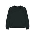 Felpa Girocollo Donna Con Maniche Raglan Stella Clara nero / XS - personalizzabile con logo