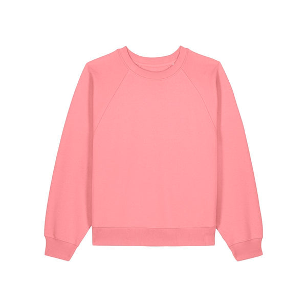 Felpa Girocollo Donna Con Maniche Raglan Stella Clara pink joy / XS - personalizzabile con logo