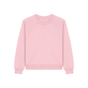 Felpa Girocollo Donna Con Maniche Raglan Stella Clara rosa / XS - personalizzabile con logo