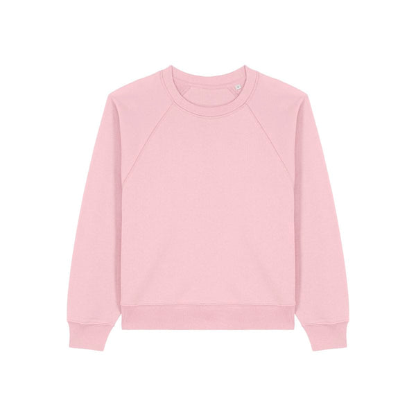 Felpa Girocollo Donna Con Maniche Raglan Stella Clara rosa / XS - personalizzabile con logo