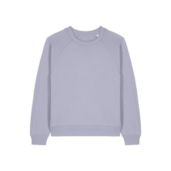 Felpa Girocollo Donna Con Maniche Raglan Stella Clara viola / XS - personalizzabile con logo
