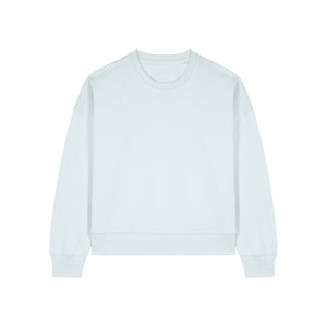 Felpa Girocollo Donna Iconic Stella Alma azzurro / XS - personalizzabile con logo