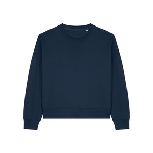 Felpa Girocollo Donna Iconic Stella Alma blu navy / XS - personalizzabile con logo