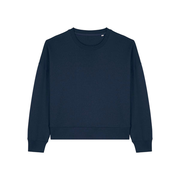 Felpa Girocollo Donna Iconic Stella Alma blu navy / XS - personalizzabile con logo