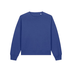 Felpa Girocollo Donna Iconic Stella Alma blu / XS - personalizzabile con logo