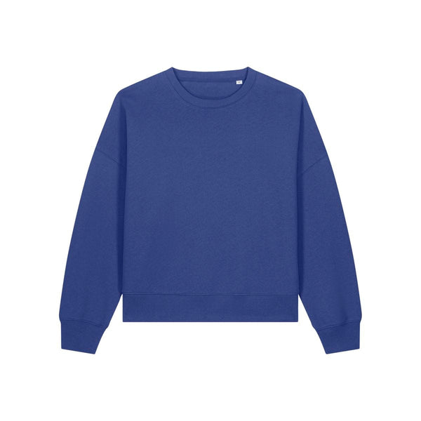 Felpa Girocollo Donna Iconic Stella Alma blu / XS - personalizzabile con logo