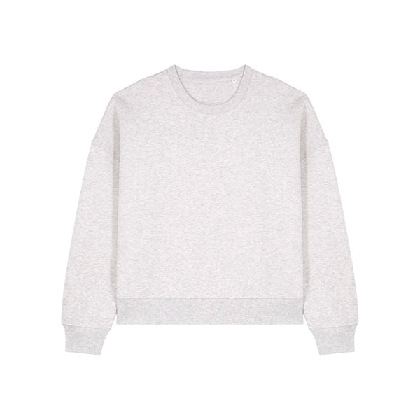 Felpa Girocollo Donna Iconic Stella Alma cool heather grey / XS - personalizzabile con logo