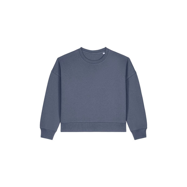 Felpa Girocollo Donna Iconic Stella Alma grigio / XS - personalizzabile con logo