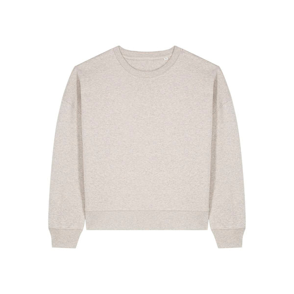 Felpa Girocollo Donna Iconic Stella Alma heather haze / XS - personalizzabile con logo