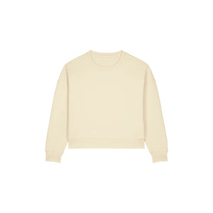 Felpa Girocollo Donna Iconic Stella Alma honey paper / XS - personalizzabile con logo