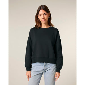 Felpa Girocollo Donna Iconic Stella Alma - personalizzabile con logo