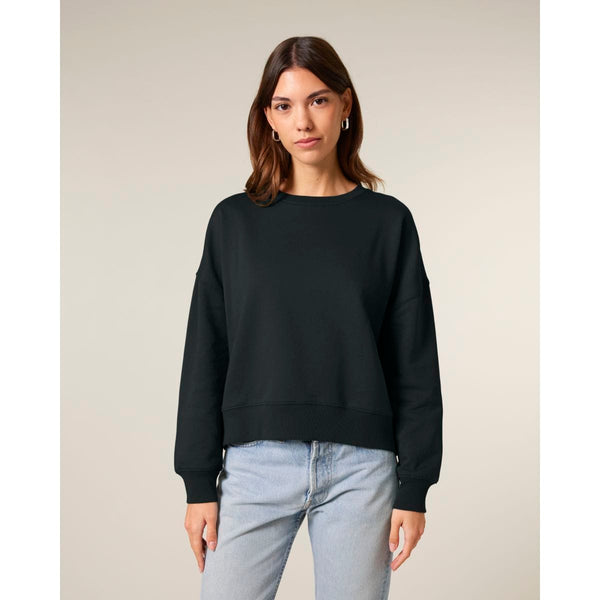 Felpa Girocollo Donna Iconic Stella Alma - personalizzabile con logo