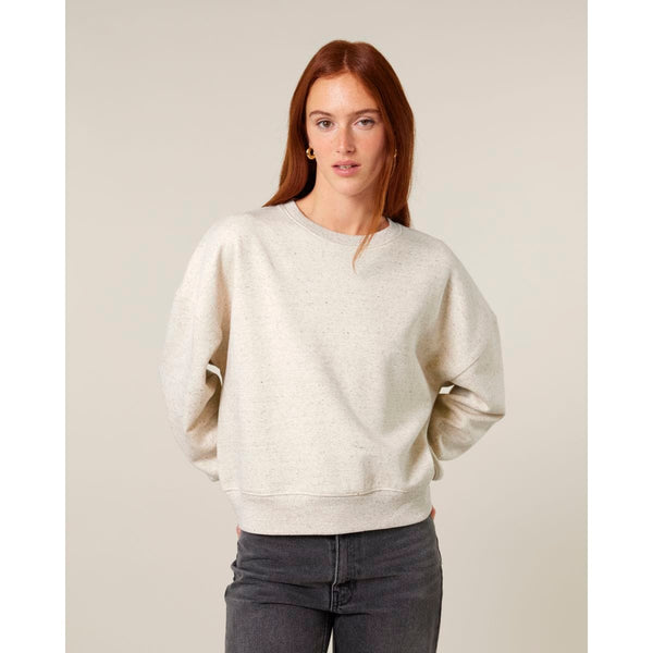 Felpa Girocollo Donna Iconic Stella Alma - personalizzabile con logo