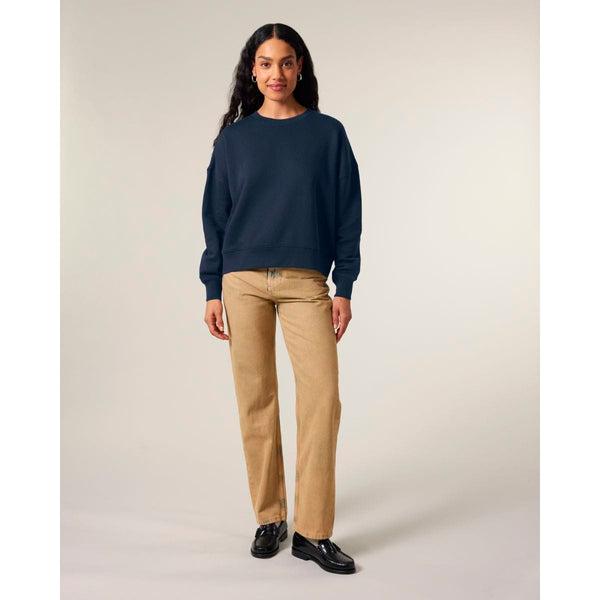 Felpa Girocollo Donna Iconic Stella Alma - personalizzabile con logo