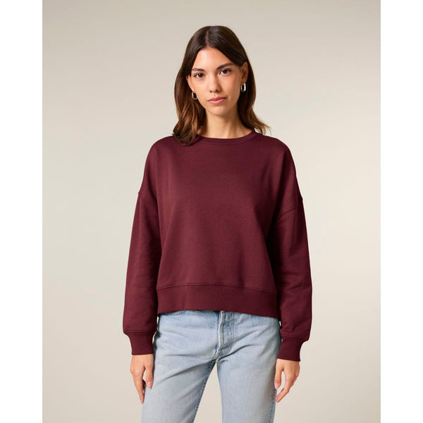 Felpa Girocollo Donna Iconic Stella Alma - personalizzabile con logo