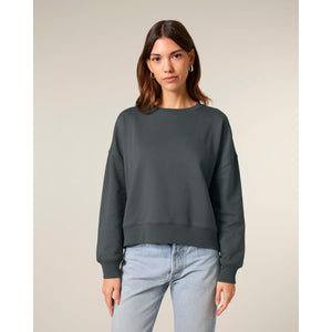 Felpa Girocollo Donna Iconic Stella Alma - personalizzabile con logo