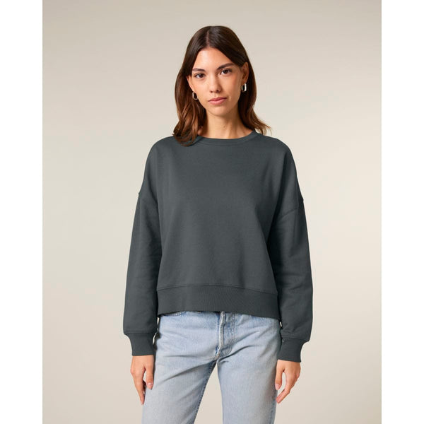 Felpa Girocollo Donna Iconic Stella Alma - personalizzabile con logo
