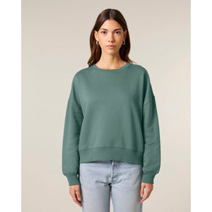 Felpa Girocollo Donna Iconic Stella Alma - personalizzabile con logo