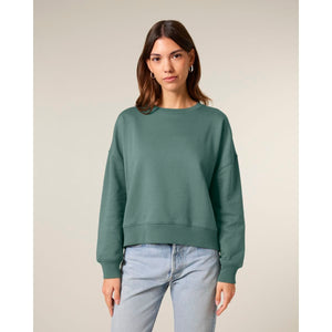 Felpa Girocollo Donna Iconic Stella Alma - personalizzabile con logo