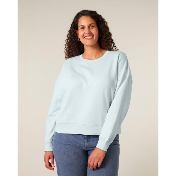 Felpa Girocollo Donna Iconic Stella Alma - personalizzabile con logo