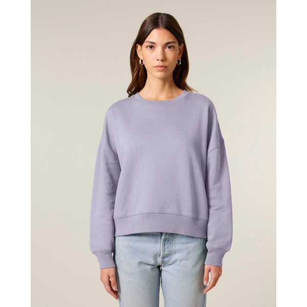 Felpa Girocollo Donna Iconic Stella Alma - personalizzabile con logo