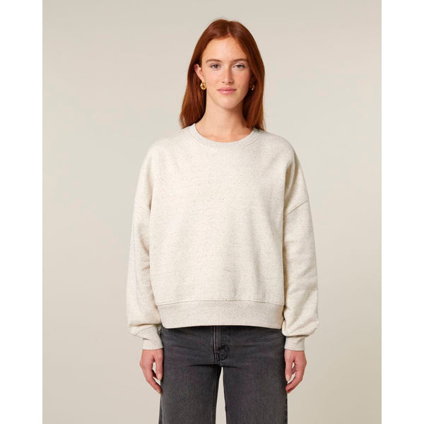 Felpa Girocollo Donna Iconic Stella Alma - personalizzabile con logo
