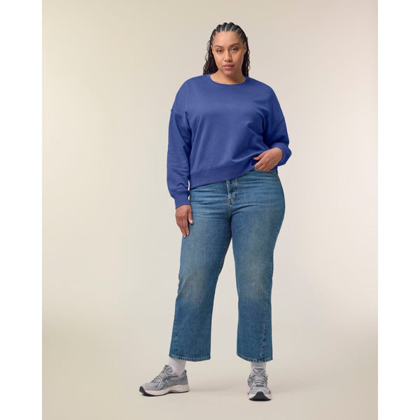 Felpa Girocollo Donna Iconic Stella Alma - personalizzabile con logo