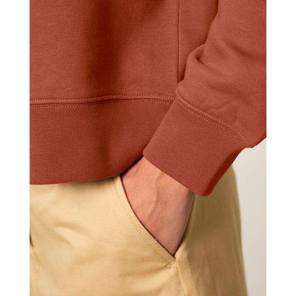 Felpa Girocollo Donna Iconic Stella Alma - personalizzabile con logo