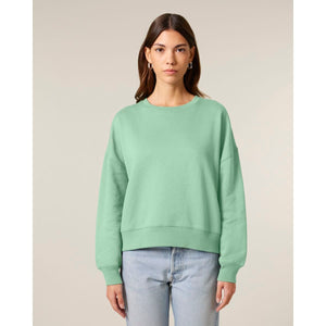 Felpa Girocollo Donna Iconic Stella Alma - personalizzabile con logo