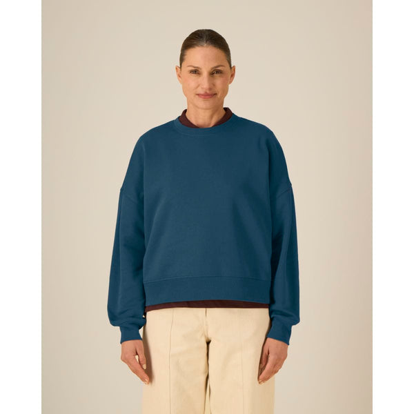 Felpa Girocollo Donna Iconic Stella Alma - personalizzabile con logo