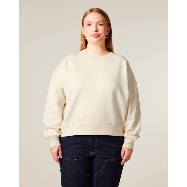 Felpa Girocollo Donna Iconic Stella Alma - personalizzabile con logo