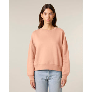 Felpa Girocollo Donna Iconic Stella Alma - personalizzabile con logo